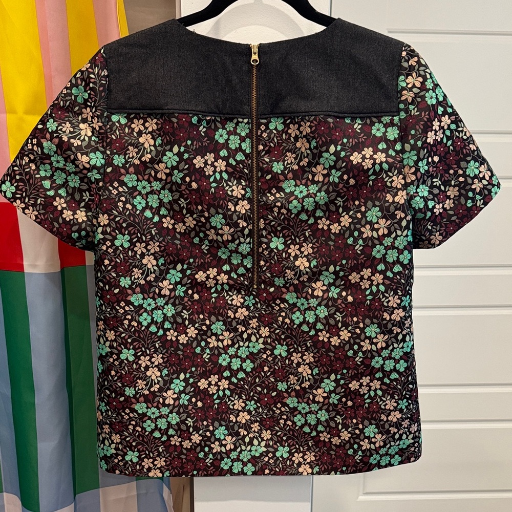 J. Crew Multicolor Floral Blouse - Picture 3 of 5